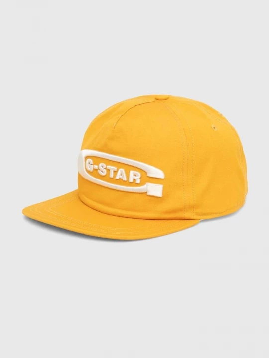 Obrázek produktu G-Star Bavlněná baseballová čepice G-Star žlutá