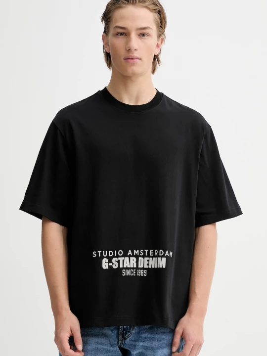Obrázek produktu G-Star Bavlněné tričko G-Star Studio ams boxy černá