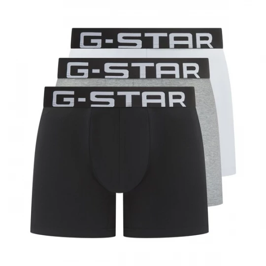 Obrázek produktu G-STAR Boxerky 'Oak' světle šedá / šedý melír / černá / bílá