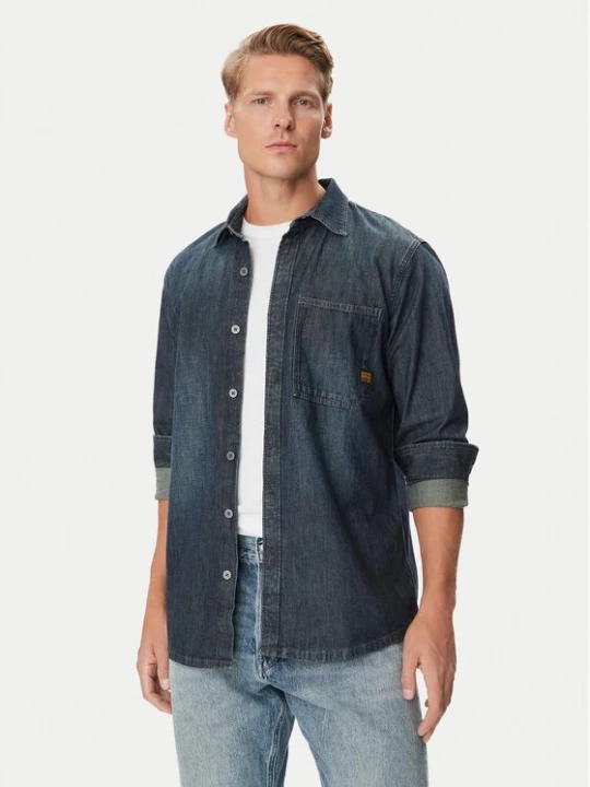 Obrázek produktu G-STAR džínová košile D27083-D539 Modrá Regular Fit