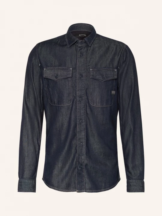 Obrázek produktu G-Star Džínová Košile Marine Slim Fit tmavě modrá