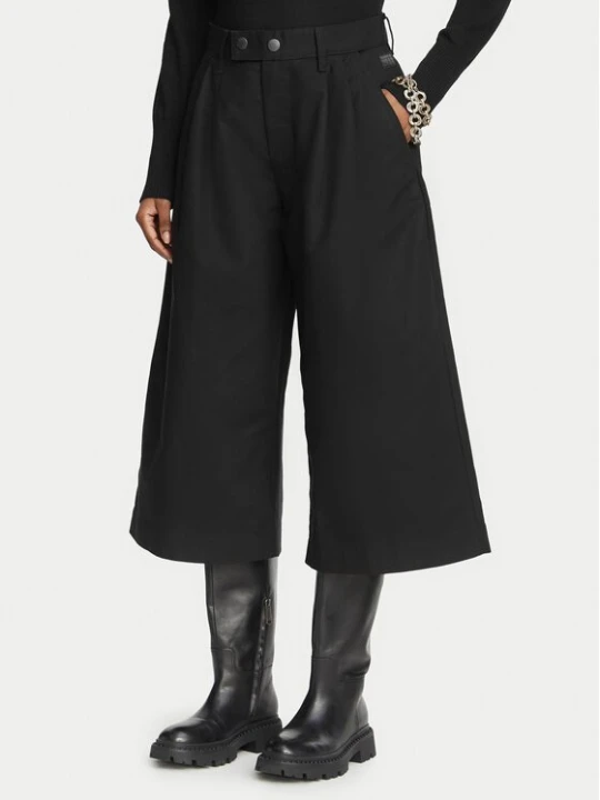 Obrázek produktu G-STAR Kalhoty culottes Pleated D30658-E621 Černá Loose Fit