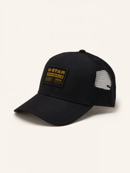 Obrázek produktu G-Star Kšiltovka Baseball Trucker černá / tmavě žlutá