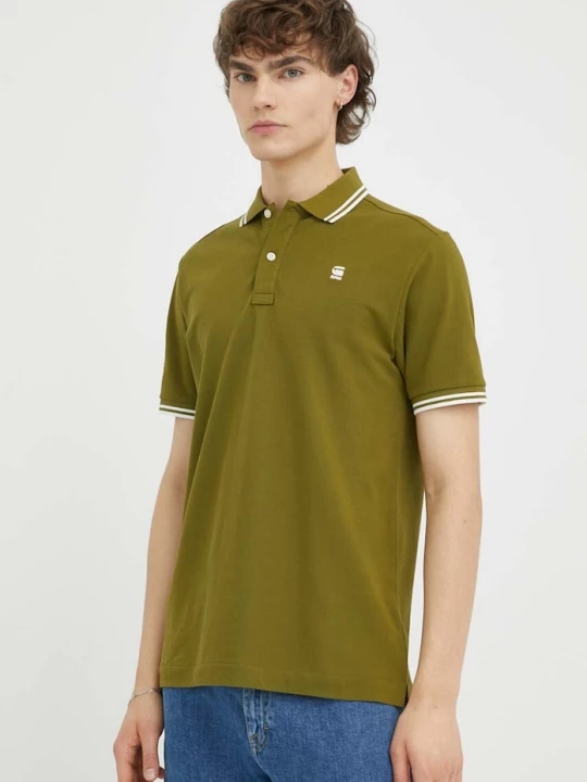 Obrázek produktu G-Star Polo tričko G-Star Dunda slim zelená