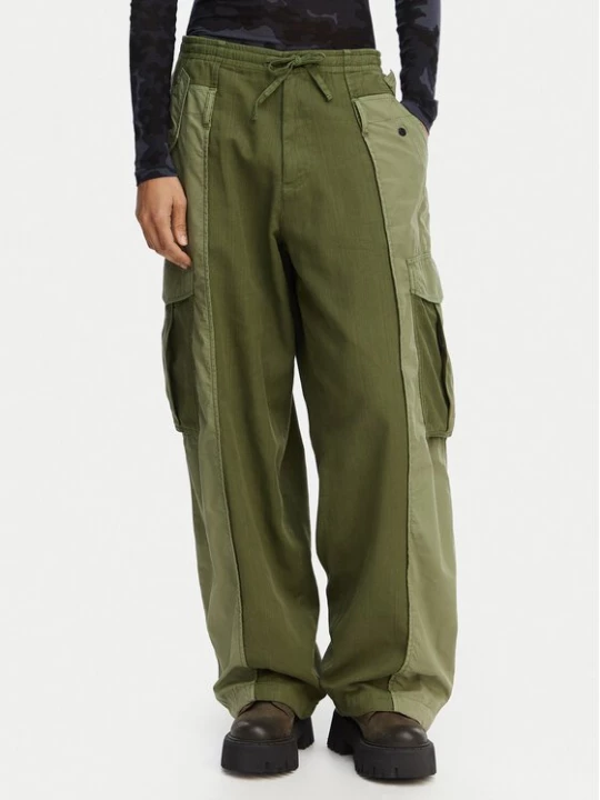 Obrázek produktu G-Star Raw Cargo kalhoty D29010-E519 Tmavě zelená Straight Fit