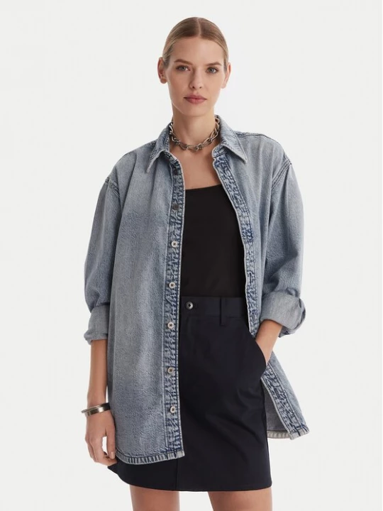 Obrázek produktu G-Star Raw džínová košile D26853-D536-G339 Modrá Oversize