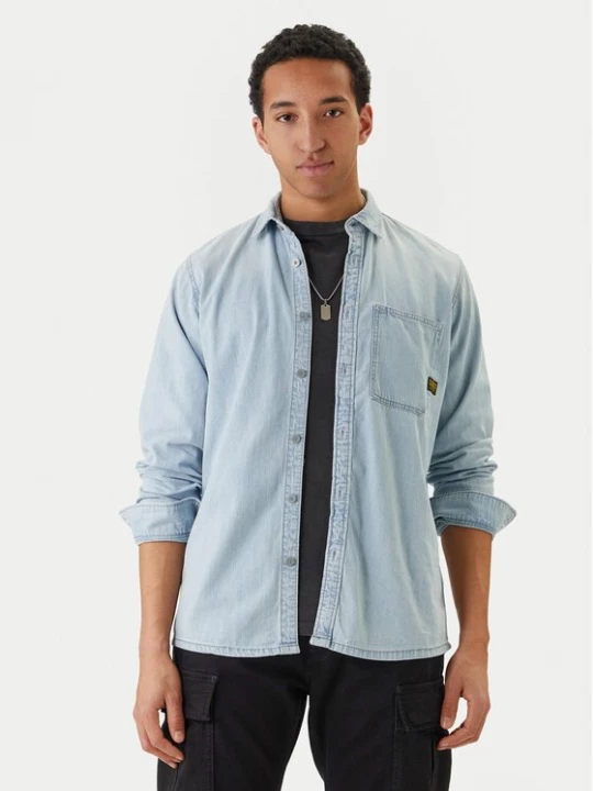 Obrázek produktu G-Star Raw džínová košile D27083-D252 Světle modrá Regular Fit