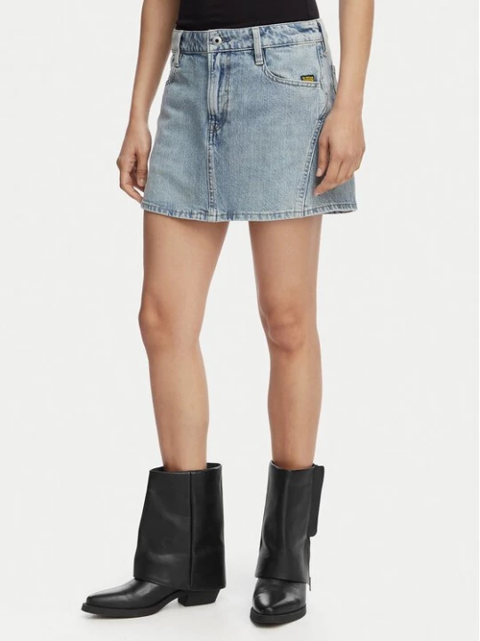 Obrázek produktu G-Star Raw Džínová sukně Cinch D28409-E352 Modrá Regular Fit