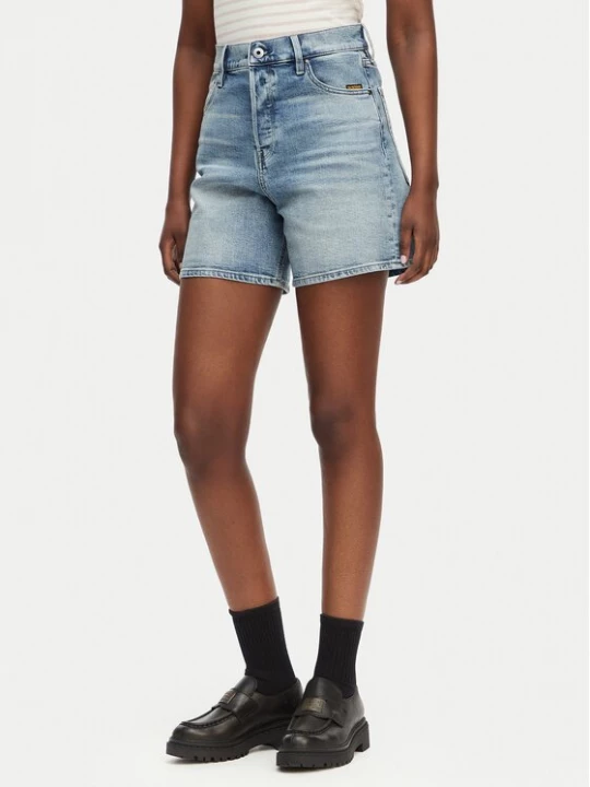 Obrázek produktu G-Star Raw Džínové šortky Clean Edge D28386-E205 Světle modrá Regular Fit