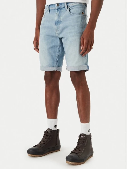 Obrázek produktu G-Star Raw Džínové šortky D10481-8968 Světle modrá Slim Fit