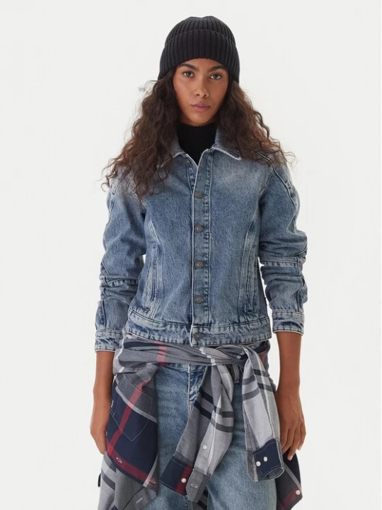 Obrázek produktu G-Star Raw Jeansová bunda Kitoh 3D D26776 E207 Modrá Regular Fit