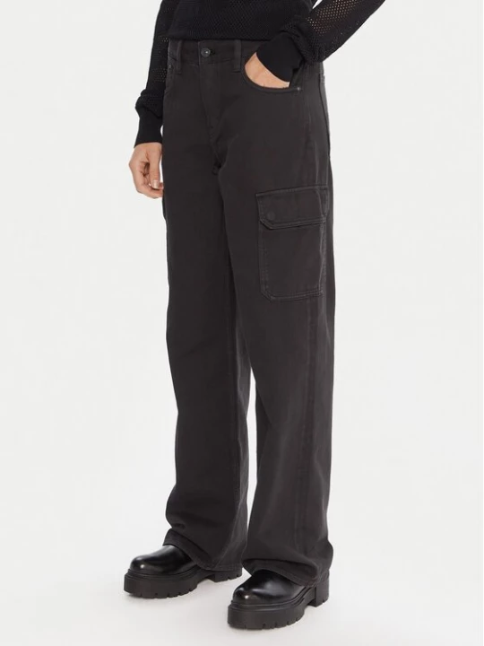Obrázek produktu G-Star Raw Kalhoty z materiálu Judee D24673-E078 Černá Relaxed Fit