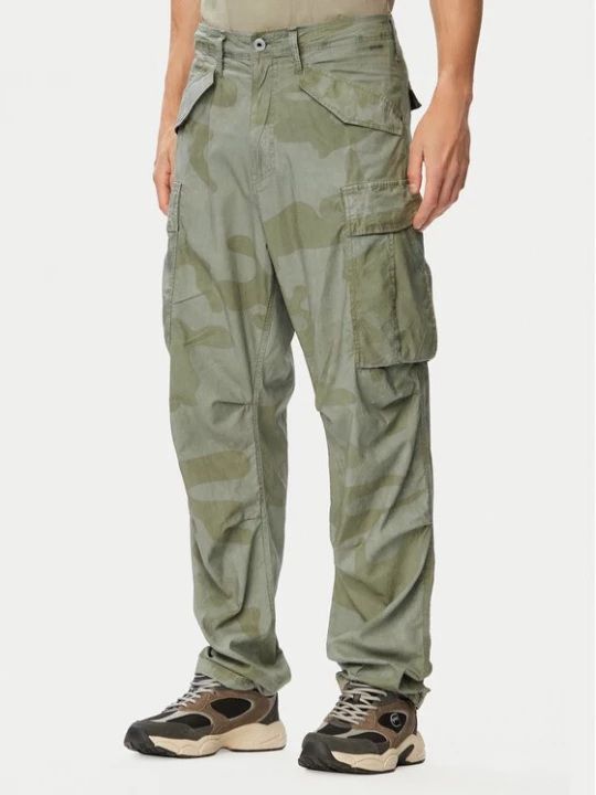 Obrázek produktu G-Star Raw Kalhoty z materiálu MA1 Cargo D26945-E520 Světle zelená Tapered Fit