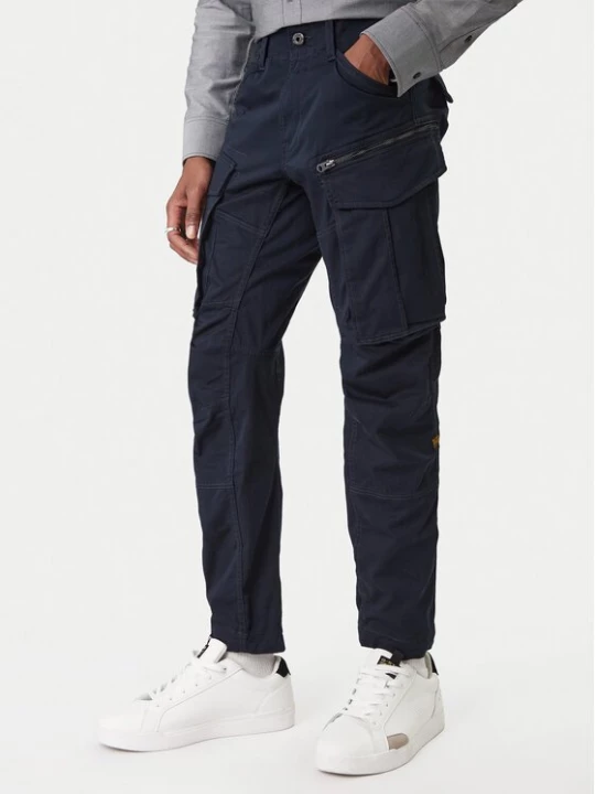 Obrázek produktu G-Star Raw Kalhoty z materiálu Rovic 3D D02190 Tmavomodrá Regular Fit