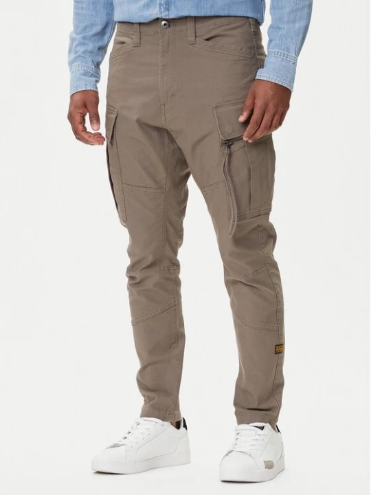 Obrázek produktu G-Star Raw Kalhoty z materiálu Zip Pocket 3D D24307-E172 Zelená Skinny Fit