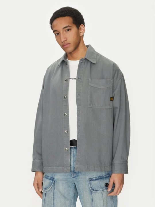 Obrázek produktu G-Star Raw Košile D23007-D300 H116 Šedá Boxy Fit