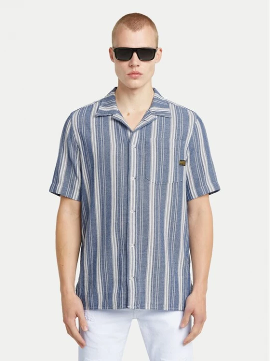 Obrázek produktu G-Star Raw Košile One Pocket D26183-D916 Modrá Regular Fit