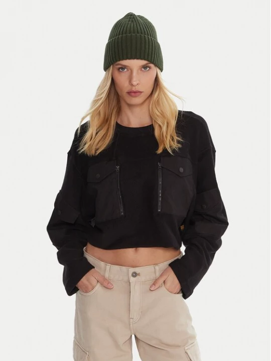 Obrázek produktu G-Star Raw Mikina Multi Pkt D27168-E312 Černá Relaxed Fit
