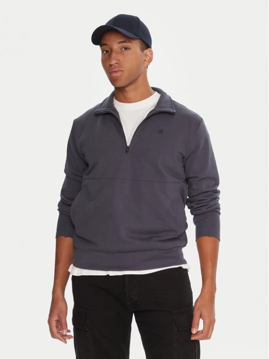 Obrázek produktu G-Star Raw Mikina Nifous Half Zip D26305-D566 Tmavomodrá Regular Fit