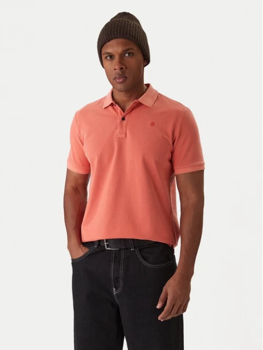Obrázek produktu G-Star Raw Polokošile Dunda D11595-D756 Oranžová Slim Fit