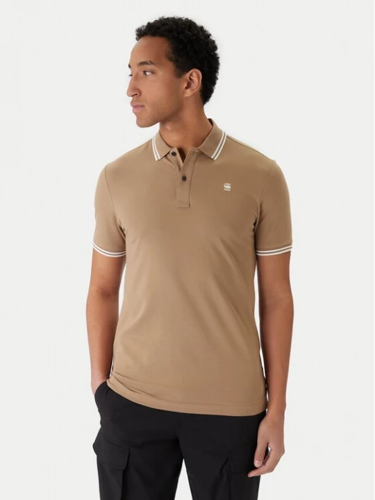 Obrázek produktu G-Star Raw Polokošile Dunda D17127-5864 Hnědá Slim Fit