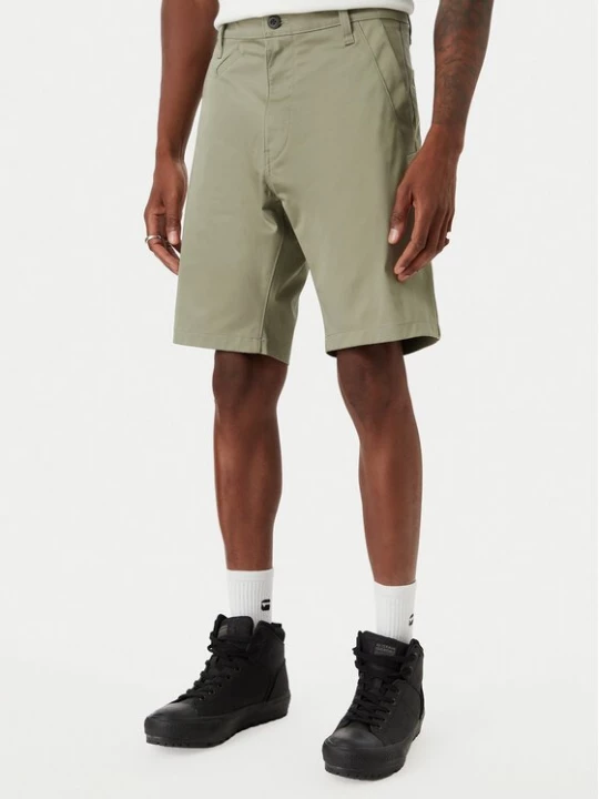 Obrázek produktu G-Star Raw Šortky z materiálu Bronson 3.0 D26337-5126 Zelená Slim Fit