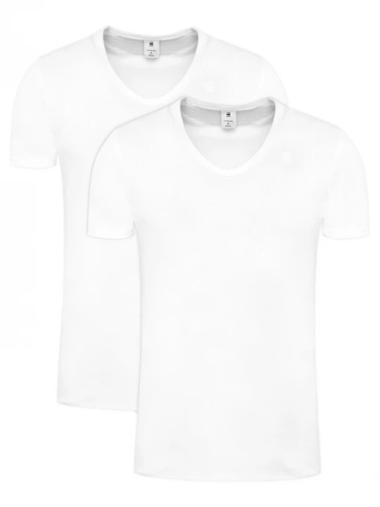 Obrázek produktu G-Star Raw Souprava triček Base D07207-124 Bílá Slim Fit