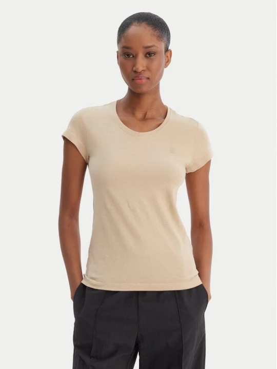 Obrázek produktu G-Star Raw T-Shirt Eyben D24533-4107 Écru Slim Fit Krémová