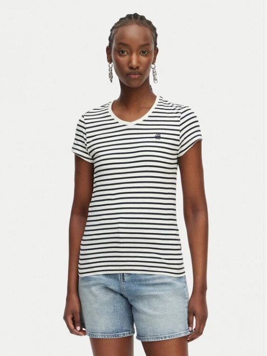Obrázek produktu G-Star Raw T-Shirt Eyben D24533-D244 Bílá Regular Fit