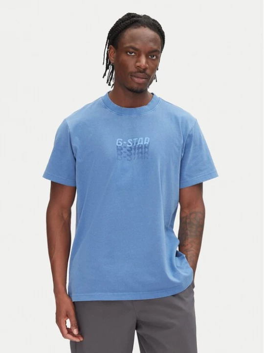 Obrázek produktu G-Star Raw T-Shirt Multi Logo D26049-C756 Modrá Loose Fit
