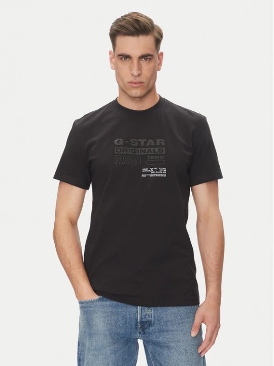 Obrázek produktu G-Star Raw T-Shirt Originals D26044-C336 Černá Regular Fit