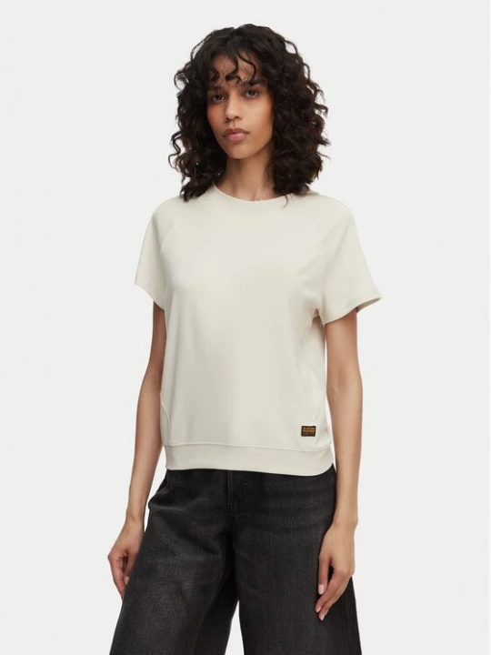 Obrázek produktu G-Star Raw T-Shirt Reglan D24512-D976 Krémová Regular Fit