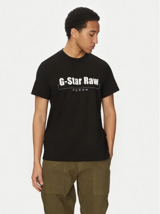 Obrázek produktu G-Star Raw T-Shirt Symbols D25970-C336 Černá Regular Fit