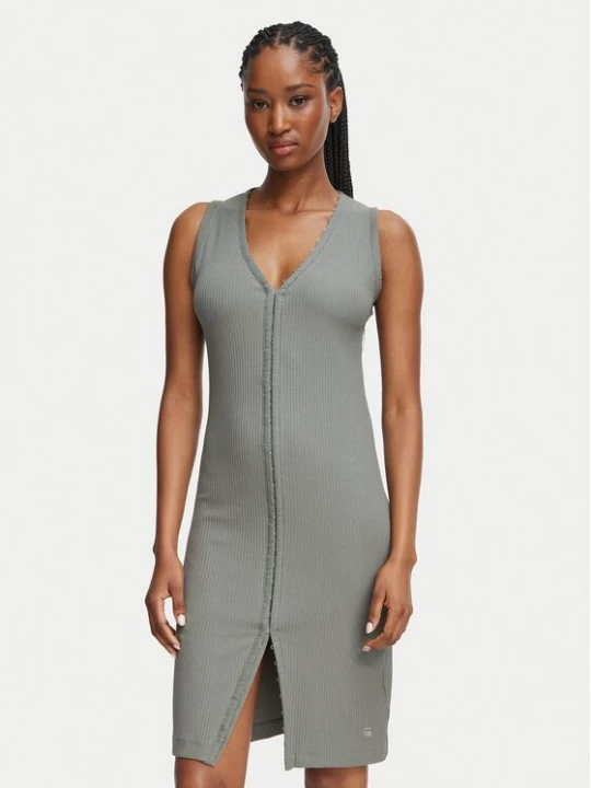 Obrázek produktu G-Star Raw Úpletové šaty D28854-D107 Tmavě šedá Slim Fit