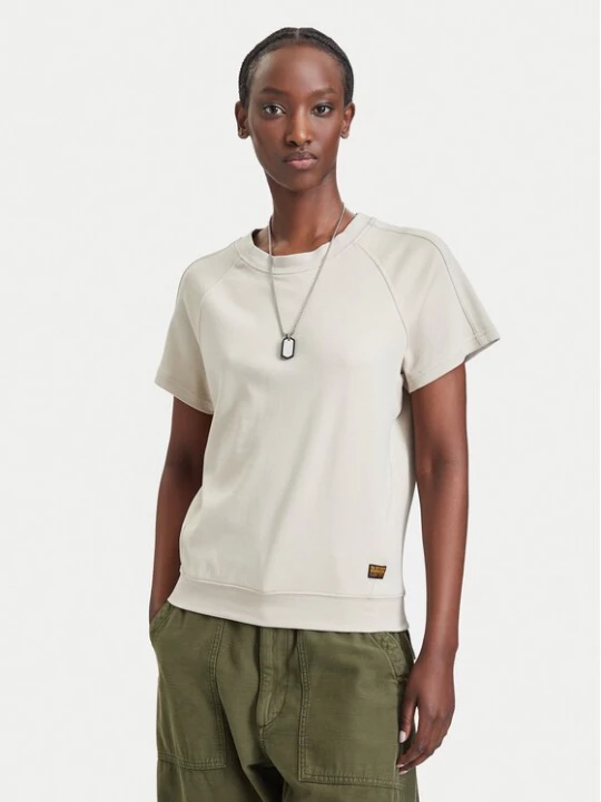 Obrázek produktu G-STAR T-Shirt Raglan D24512-D976 Béžová Regular Fit