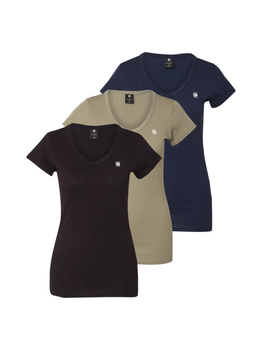 Obrázek produktu G-STAR Tričko námořnická modř / khaki / černá / bílá