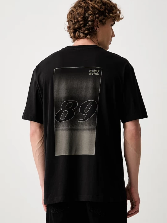 Obrázek produktu G-Star tričko pánské bavlněné Back gr relaxed r t černá