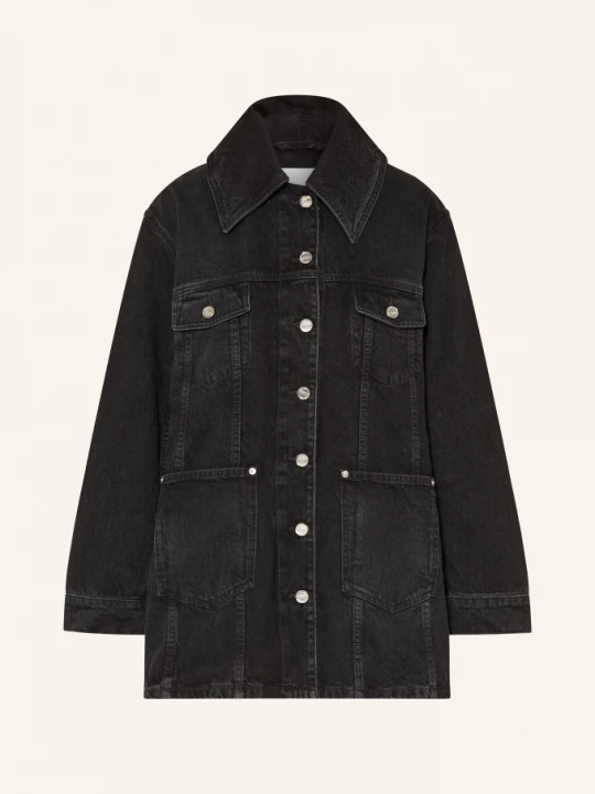 Obrázek produktu Ganni Džínová Bunda 055 black washed