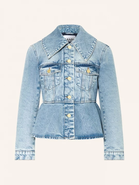 Obrázek produktu Ganni Džínová Bunda 567 mid blue vintage