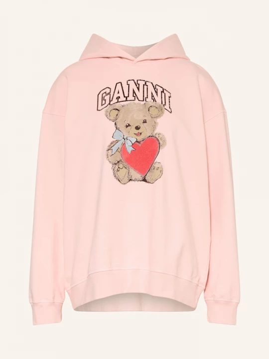 Obrázek produktu Ganni Oversized Mikina S Kapucí růžová