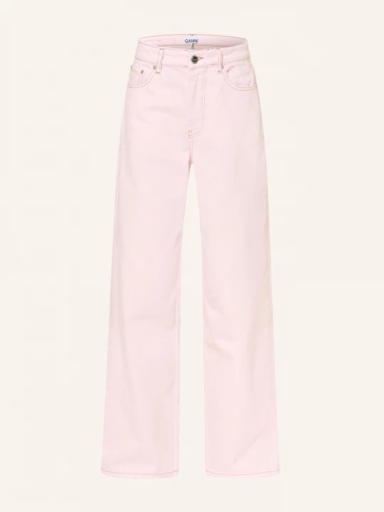 Obrázek produktu Ganni Rovné Džíny Izey 868 chalk pink