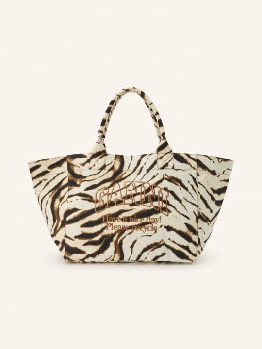 Obrázek produktu Ganni Shopper béžová / hnědá / černá