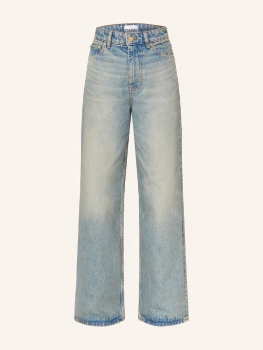 Obrázek produktu Ganni Široké Džíny Izey 567 mid blue vintage