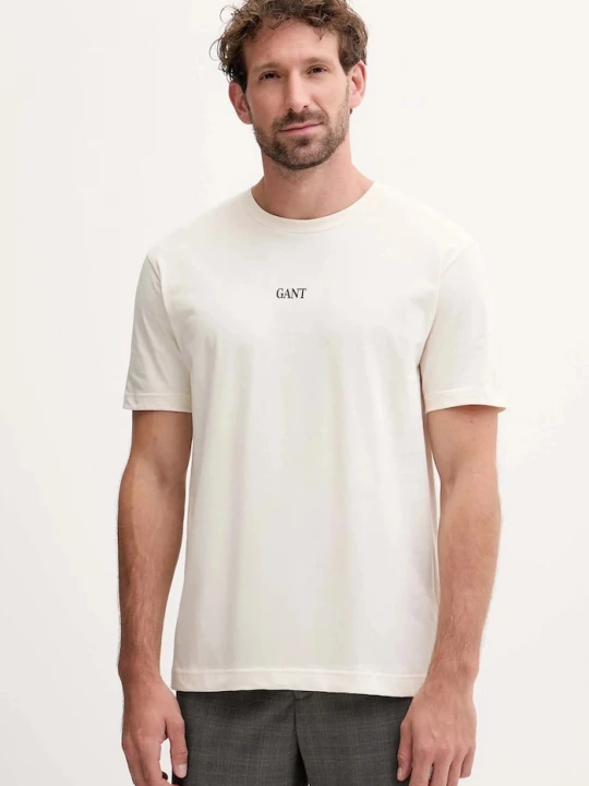 Obrázek produktu Gant Bavlněné tričko béžová