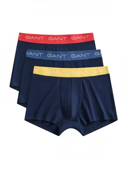 Obrázek produktu GANT Boxerky marine modrá / žlutá / červená / bílá