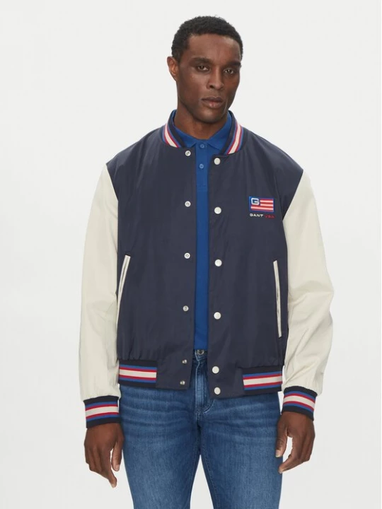 Obrázek produktu Gant Bunda bomber Varsity 7006519 Tmavomodrá Regular Fit