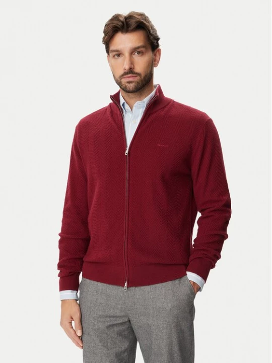 Obrázek produktu Gant Kardigan 8050334 Červená Regular Fit