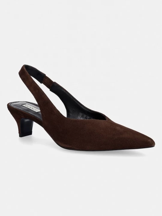 Obrázek produktu Gant lodičky na nízkém podpatku semišové Tillbye hnědá