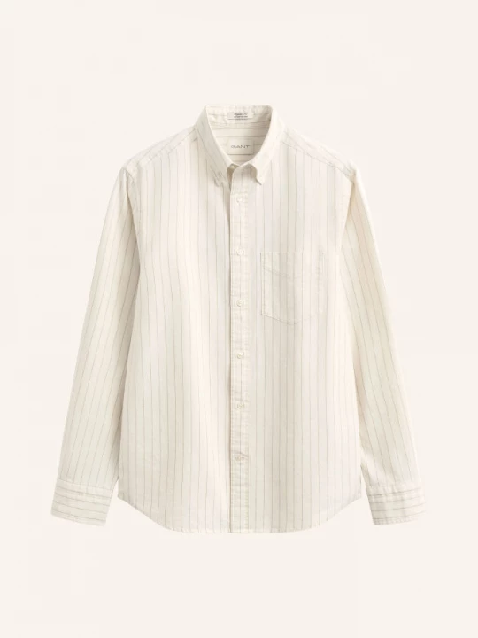 Obrázek produktu Gant Oxfordská Košile Slim Fit krémová / šedá / tmavě oranžová