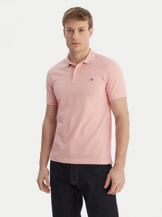 Obrázek produktu Gant Polokošile Shield 2220 Růžová Slim Fit